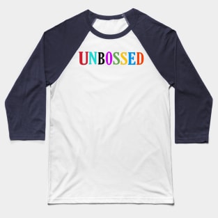 UNBOSSED - Back Baseball T-Shirt